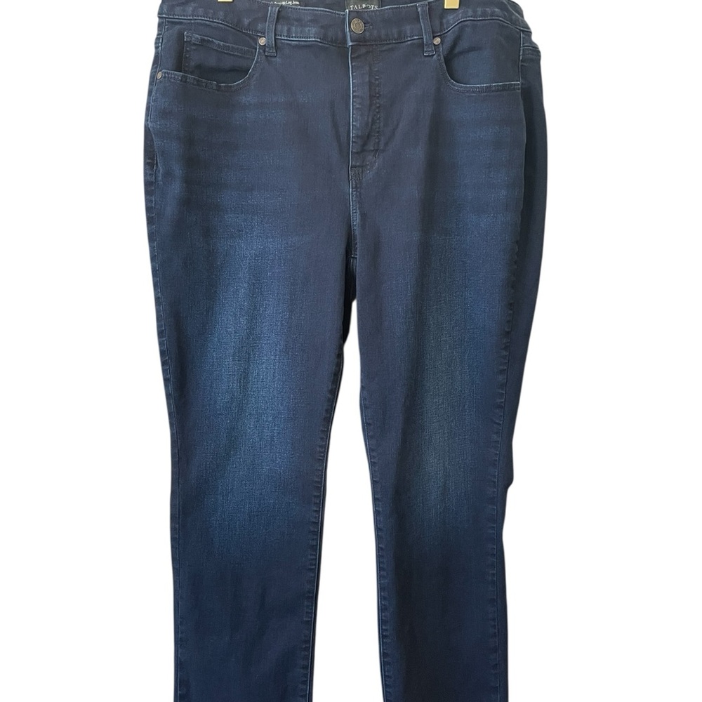 TALBOTS Dark Blue Straight Leg Jeans - Picture 2 of 7